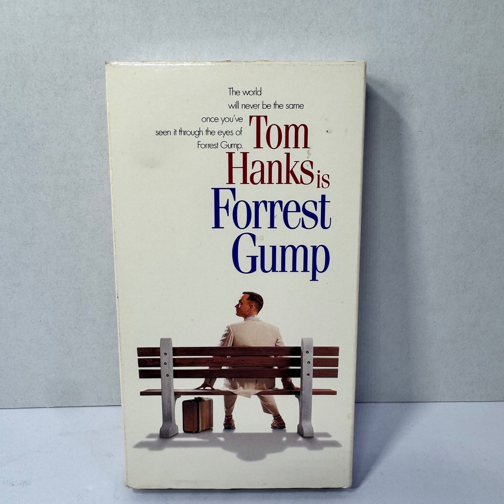 Forrest Gump VHS 1995 Tom‎ Hanks Paramount Pictures Hi-Fi Stereo PG-13 Drama VTG
